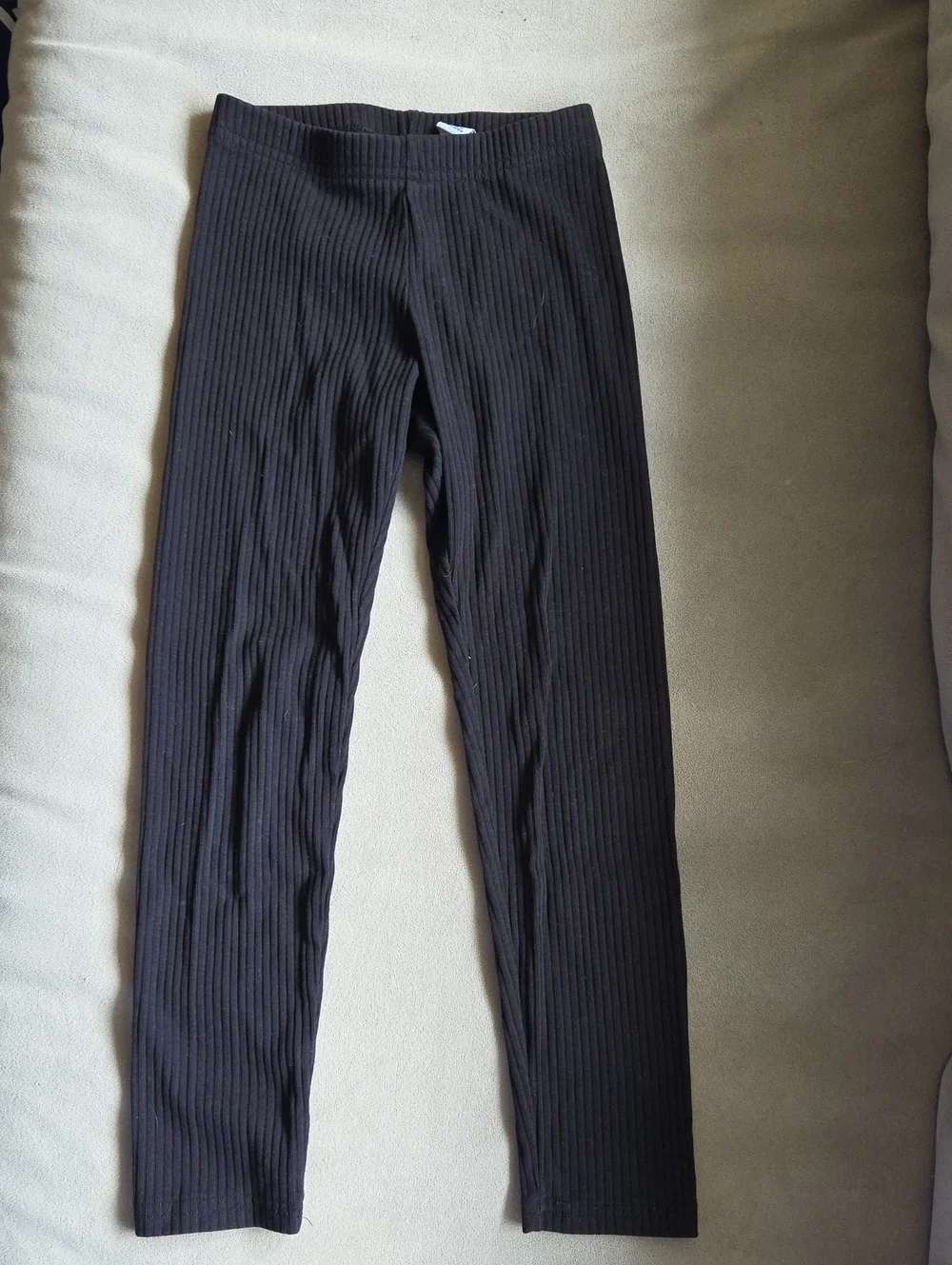 Old NAVY Black Ribbed Kids Leggings